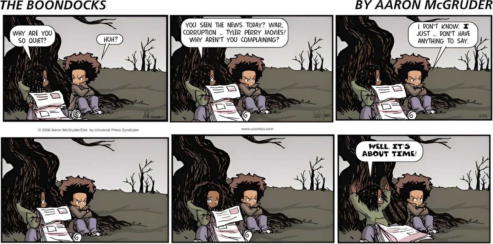 The final Boondocks strip