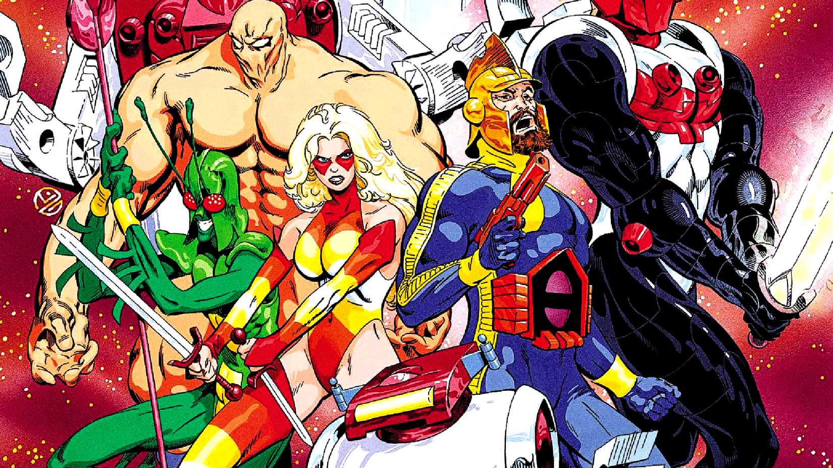 The Micronauts assemble in Marvel comic cover