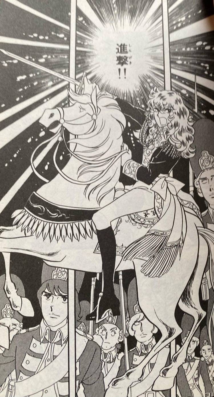 The Rose of Versailles manga panel