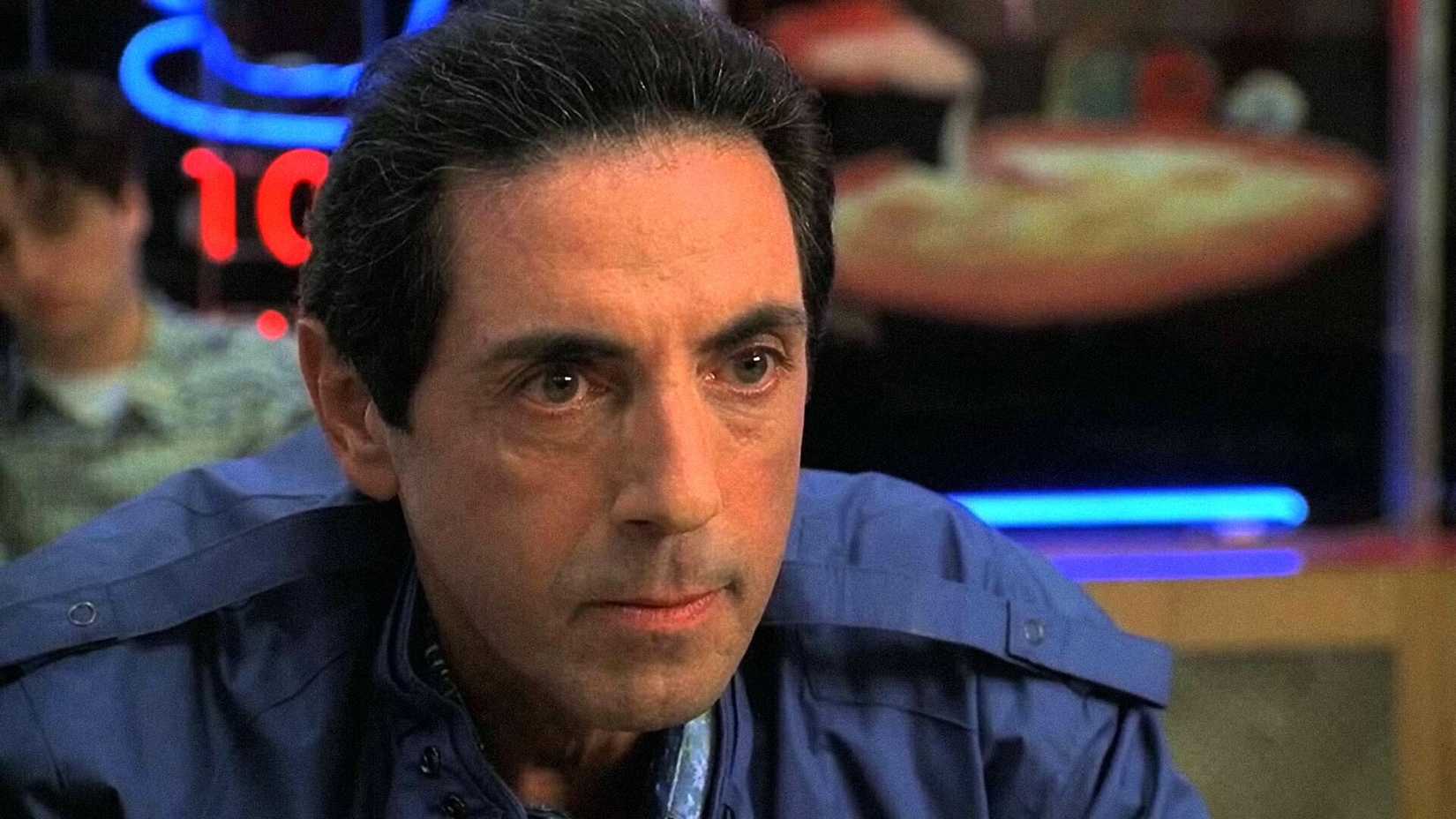 Richie Aprile (David Proval) staring at someone in The Sopranos episode, Toodle-Fucking-Oo.