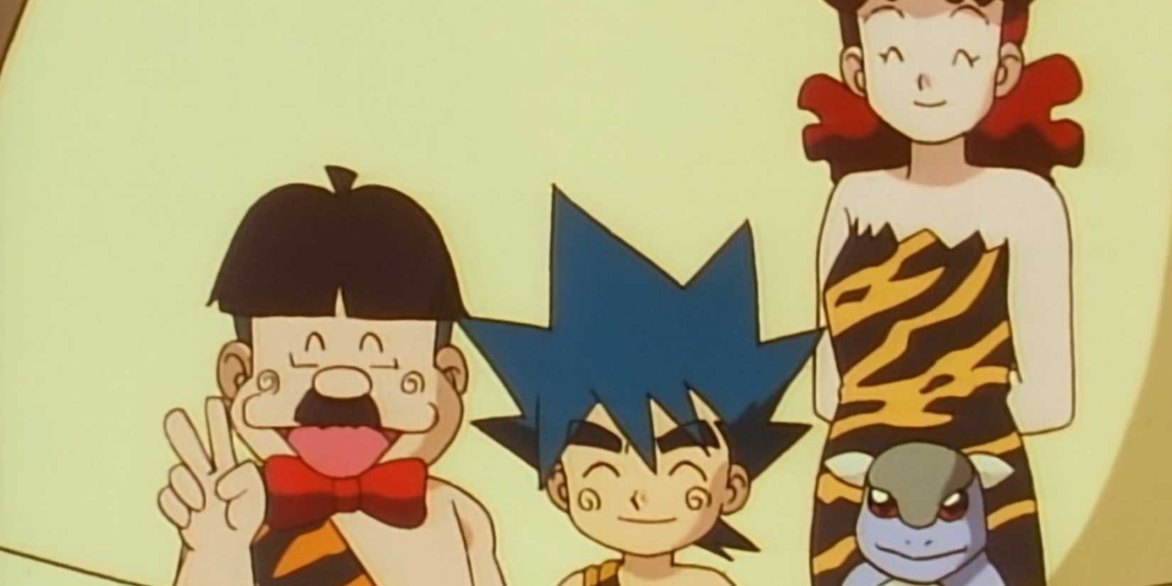 Tommy and his parents in Pokemon