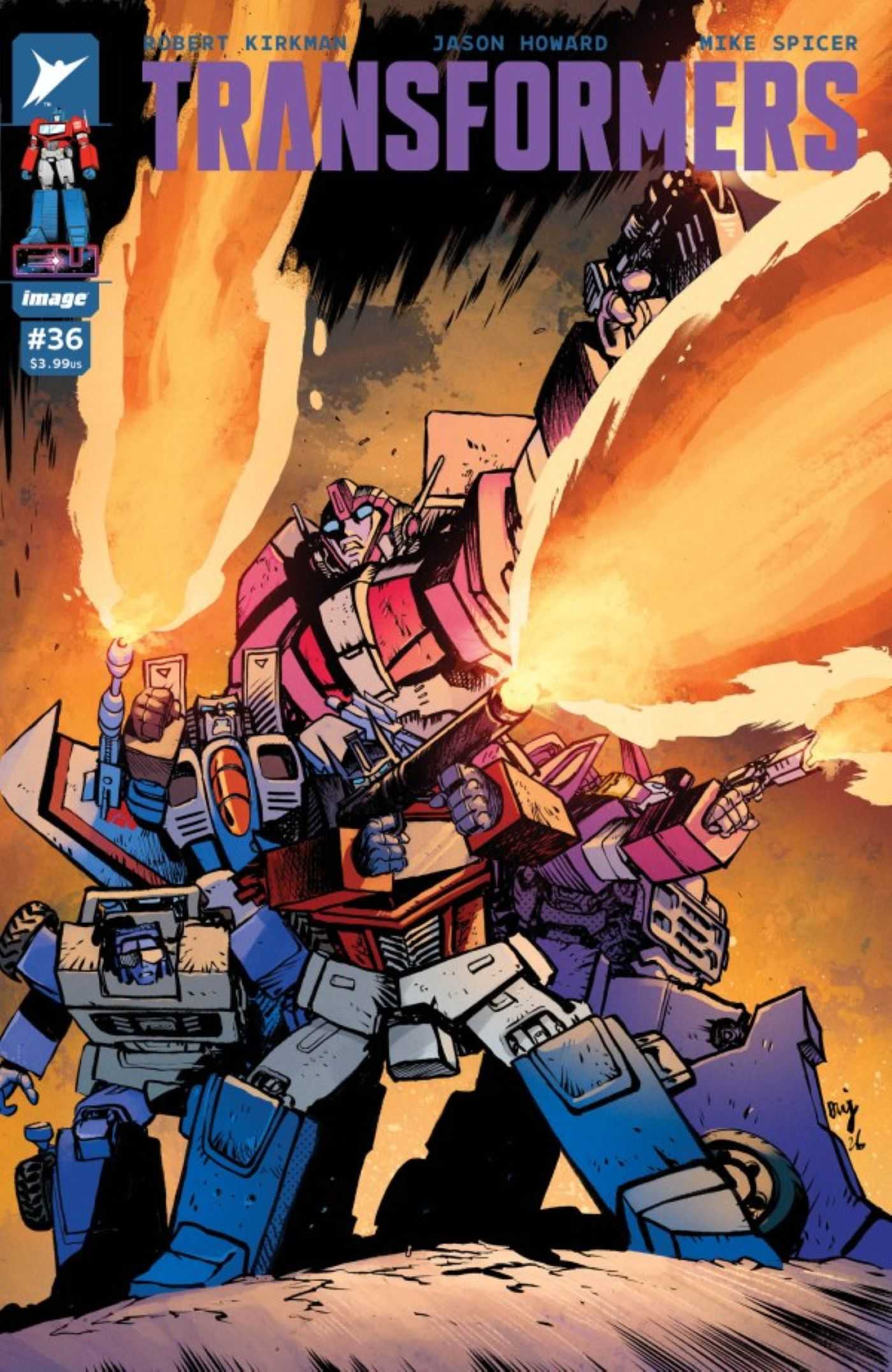 Transformers #36 cover art