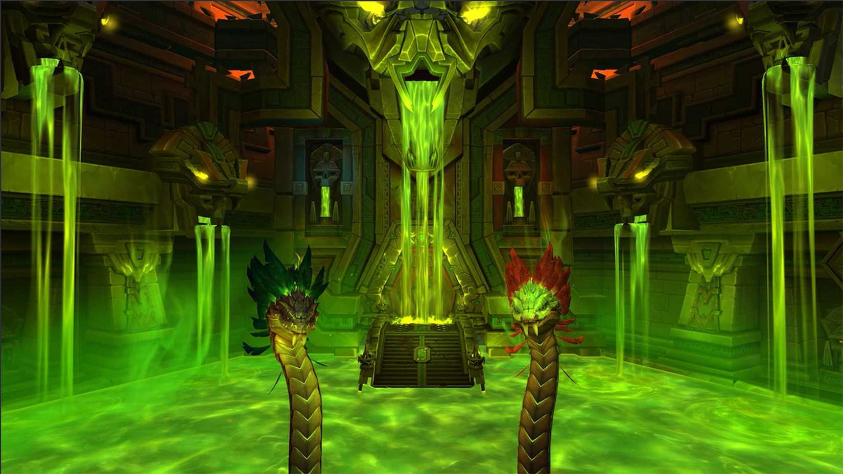 Twin Serpents in the Venomous Abyss Raid in WoW Midnight Curse of UlaTek