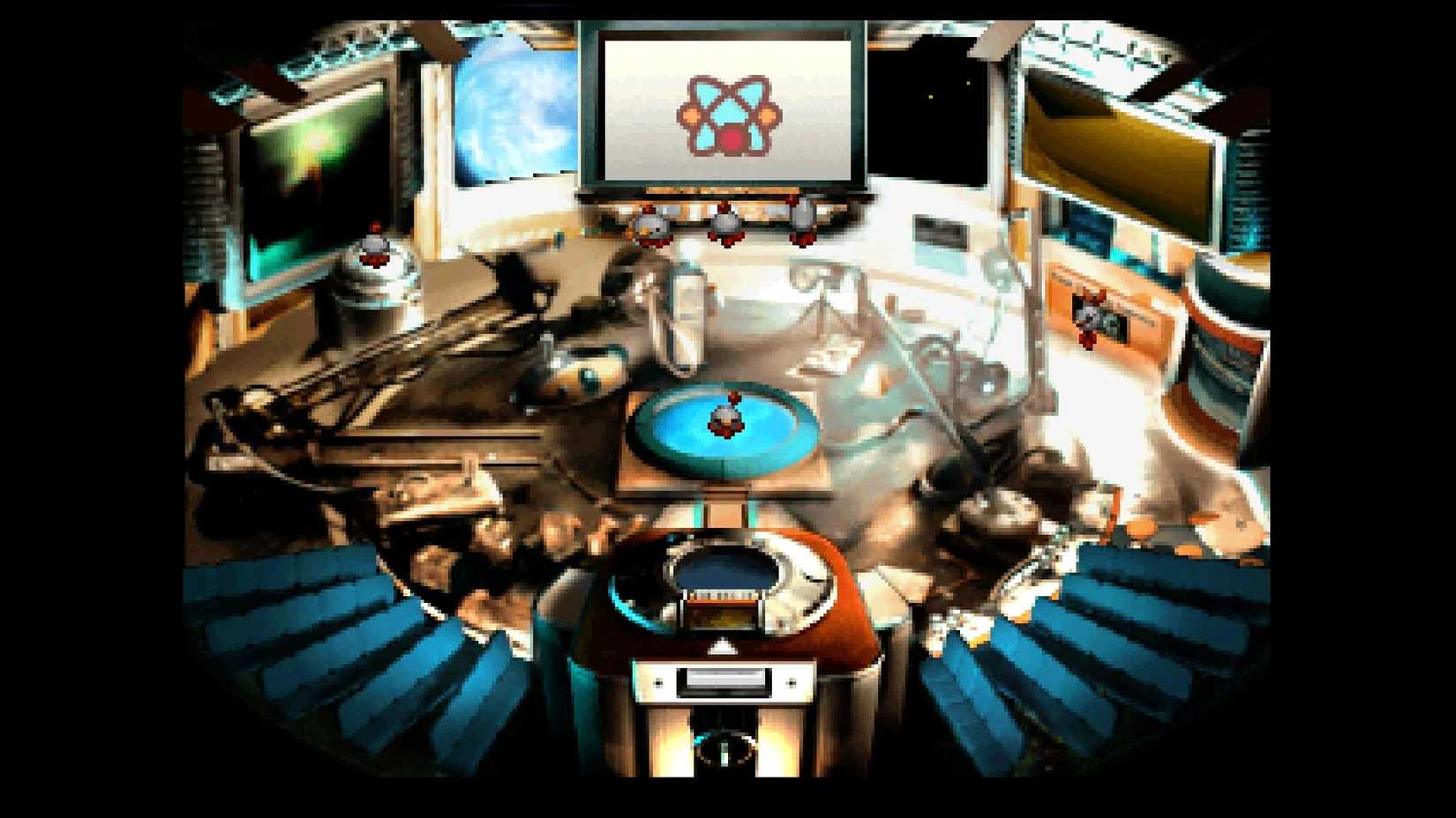 UFO A Day in the Life room full of screens