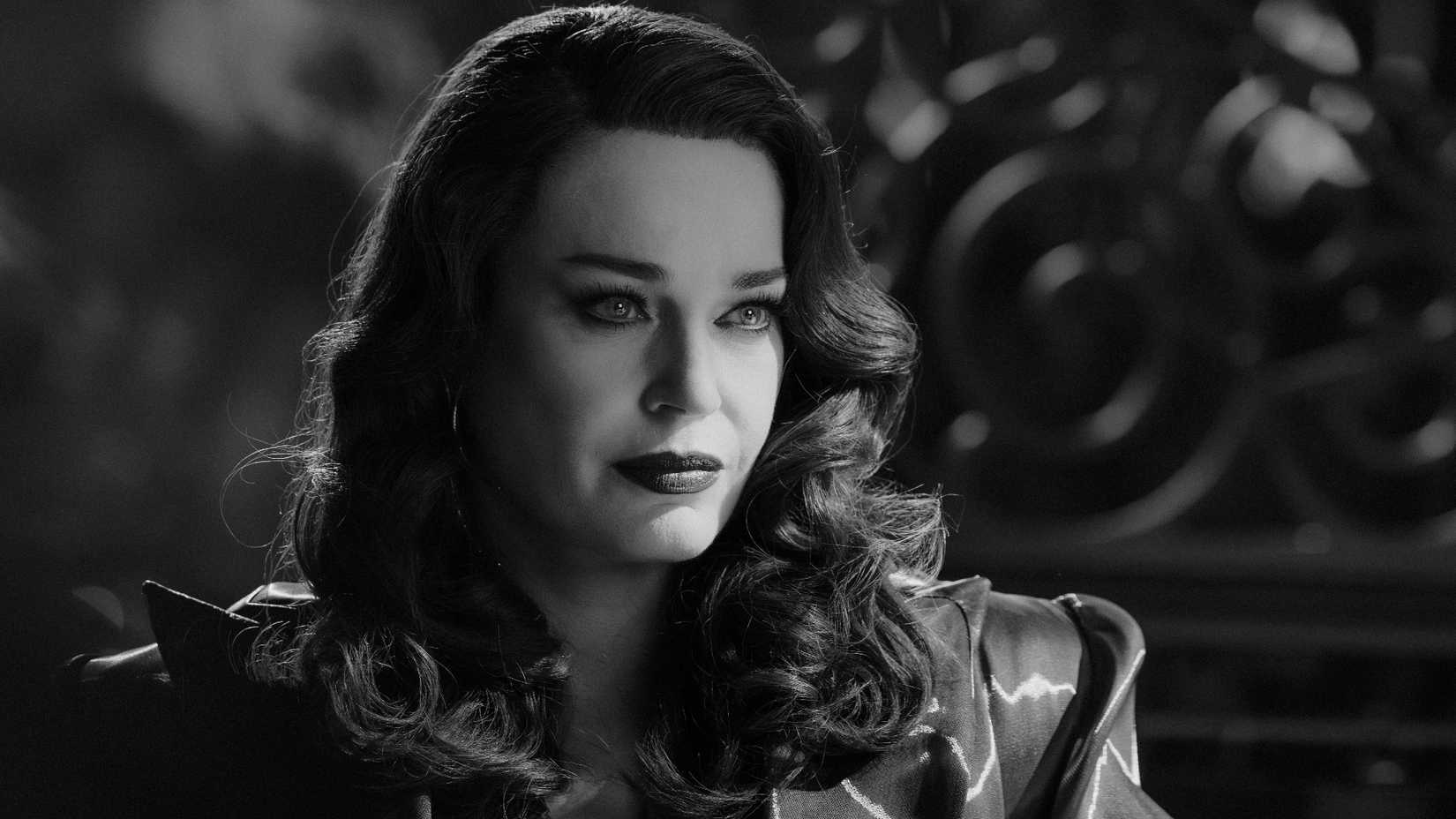 Una Chin-Riley in black and white