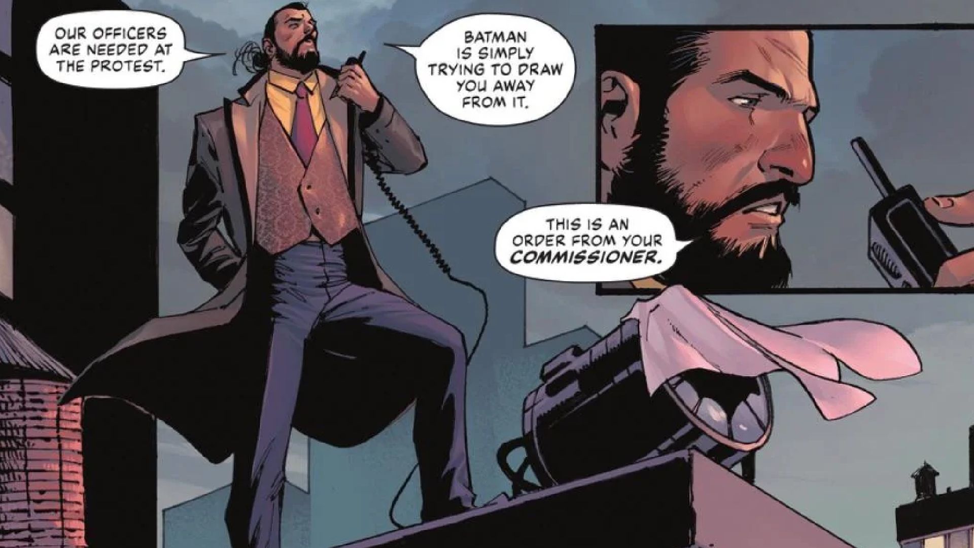 vandal savage as police commissioner of gotham in batman comics