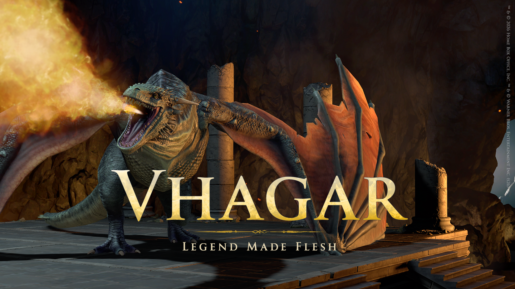 Image shows Vhagar from Game of Thrones: Dragonfire