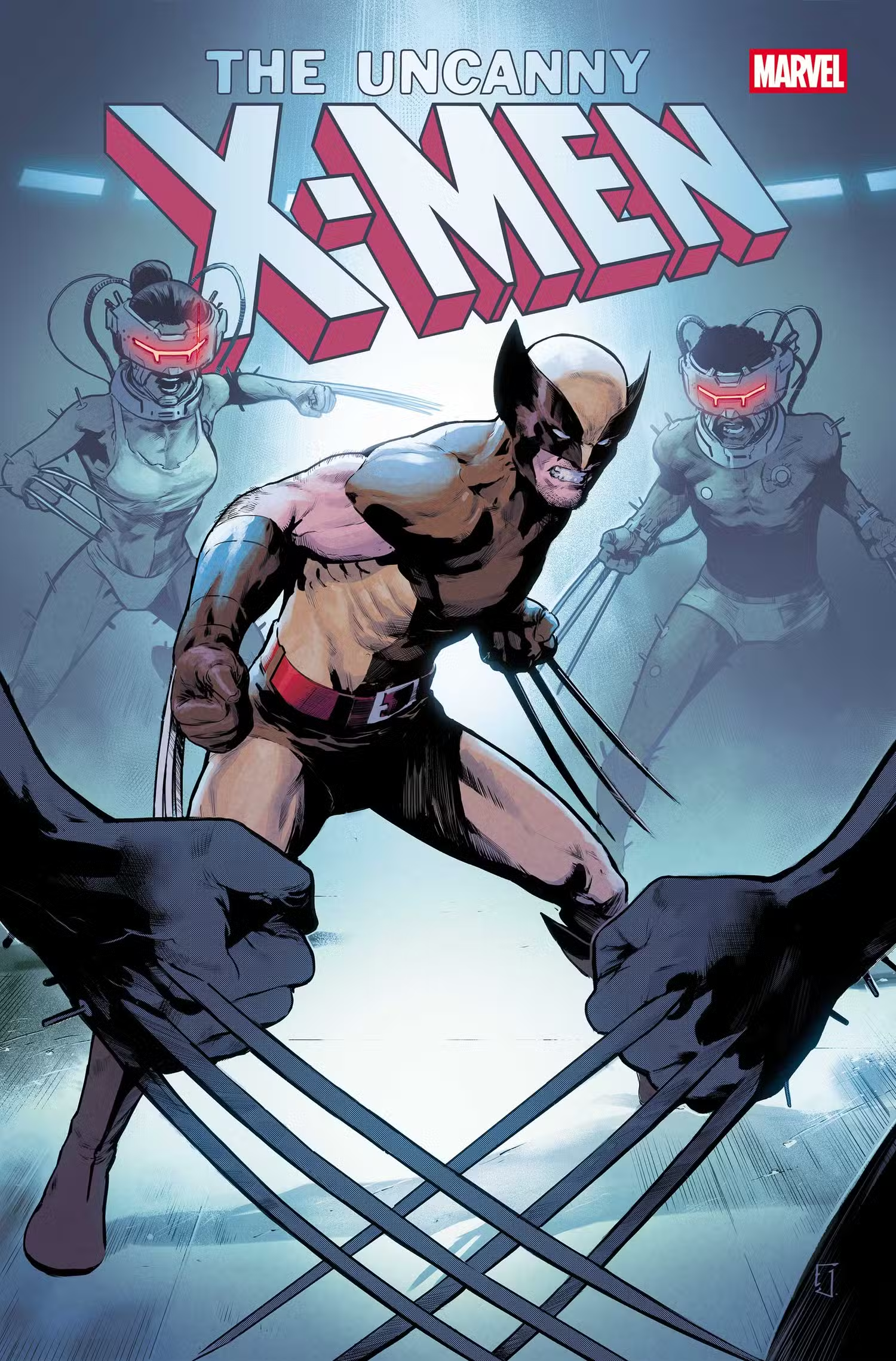 Wolverine fights his clones in The Uncanny X-Men #39 main cover