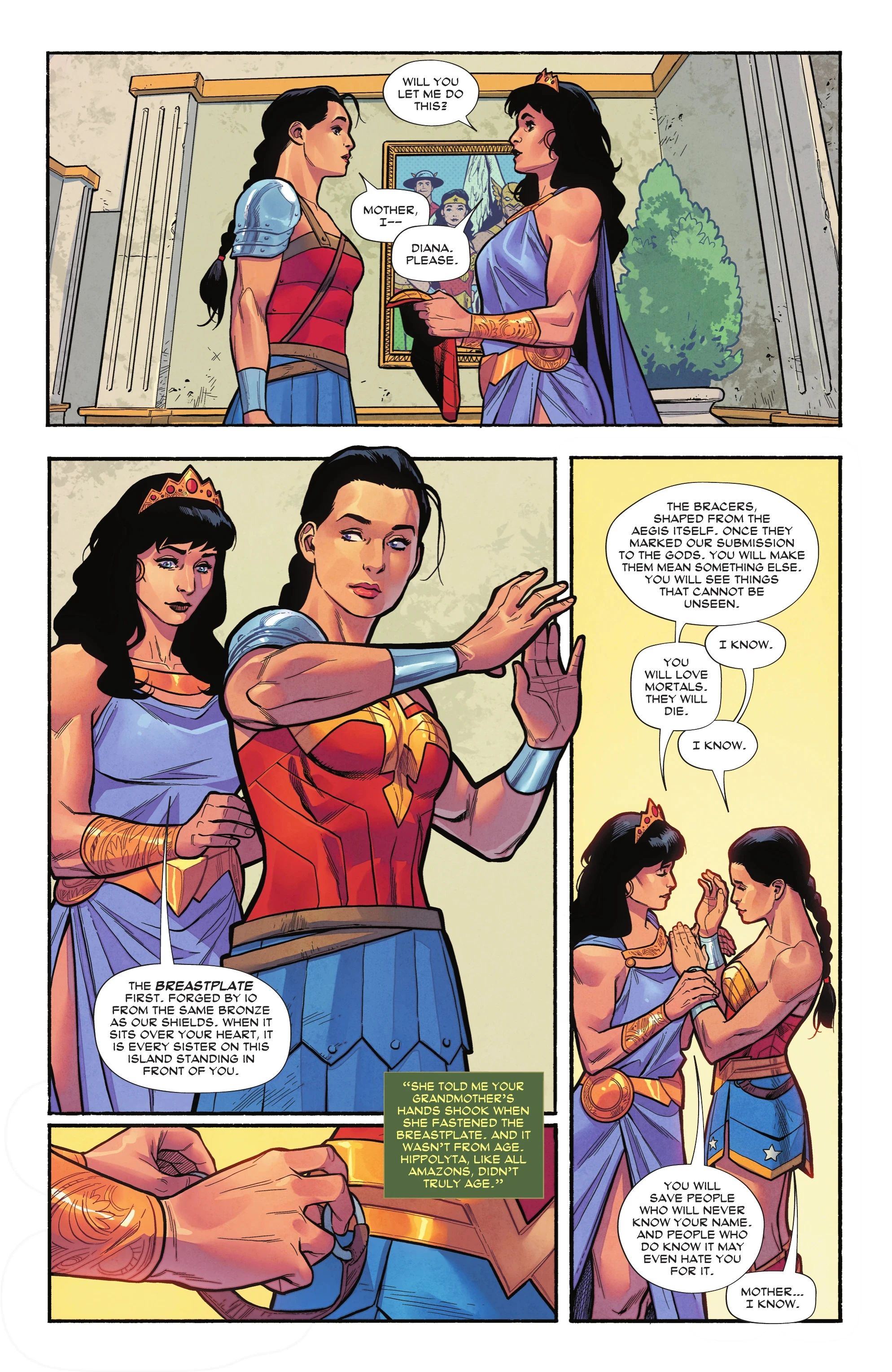 Wonder Woman first costume'