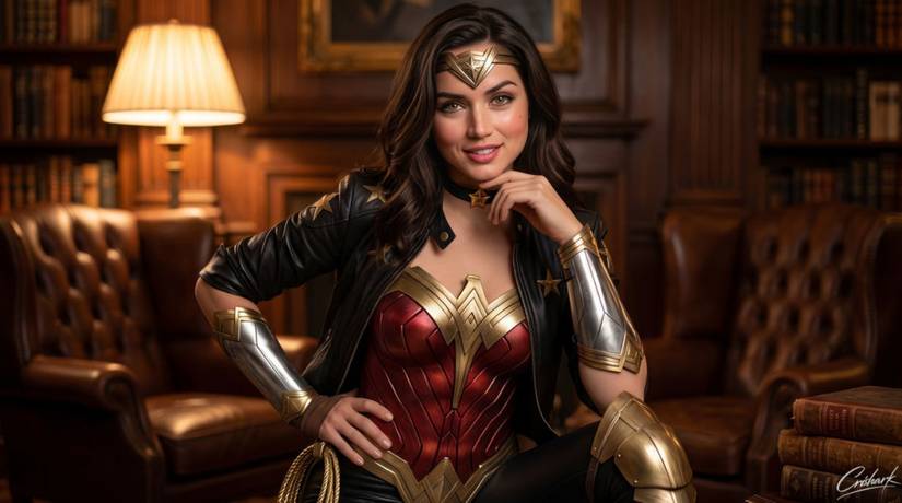 Fan Art Imagines Ana de Armas as Wonder Woman in James Gunn's DC Universe