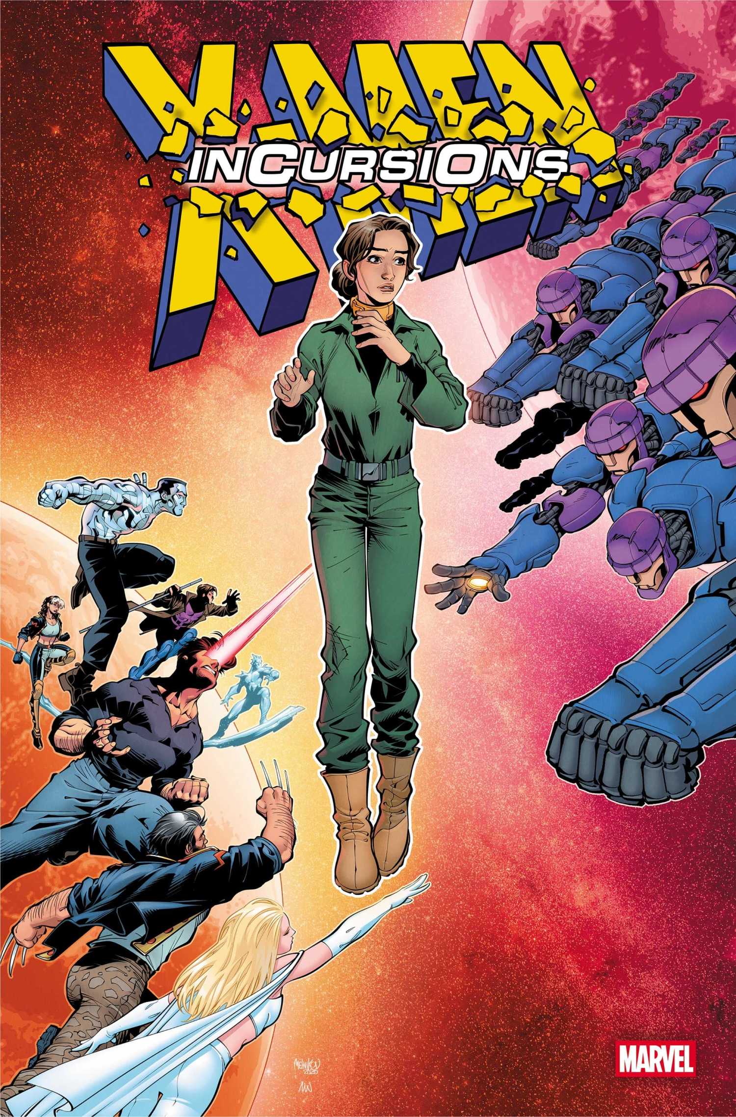 X-Men Incursions #1 cover by Gleb Melnikov