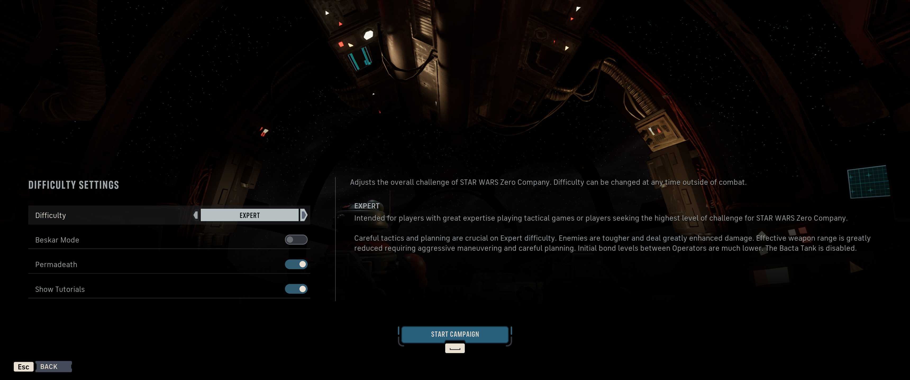 Zero Company Expert Difficulty