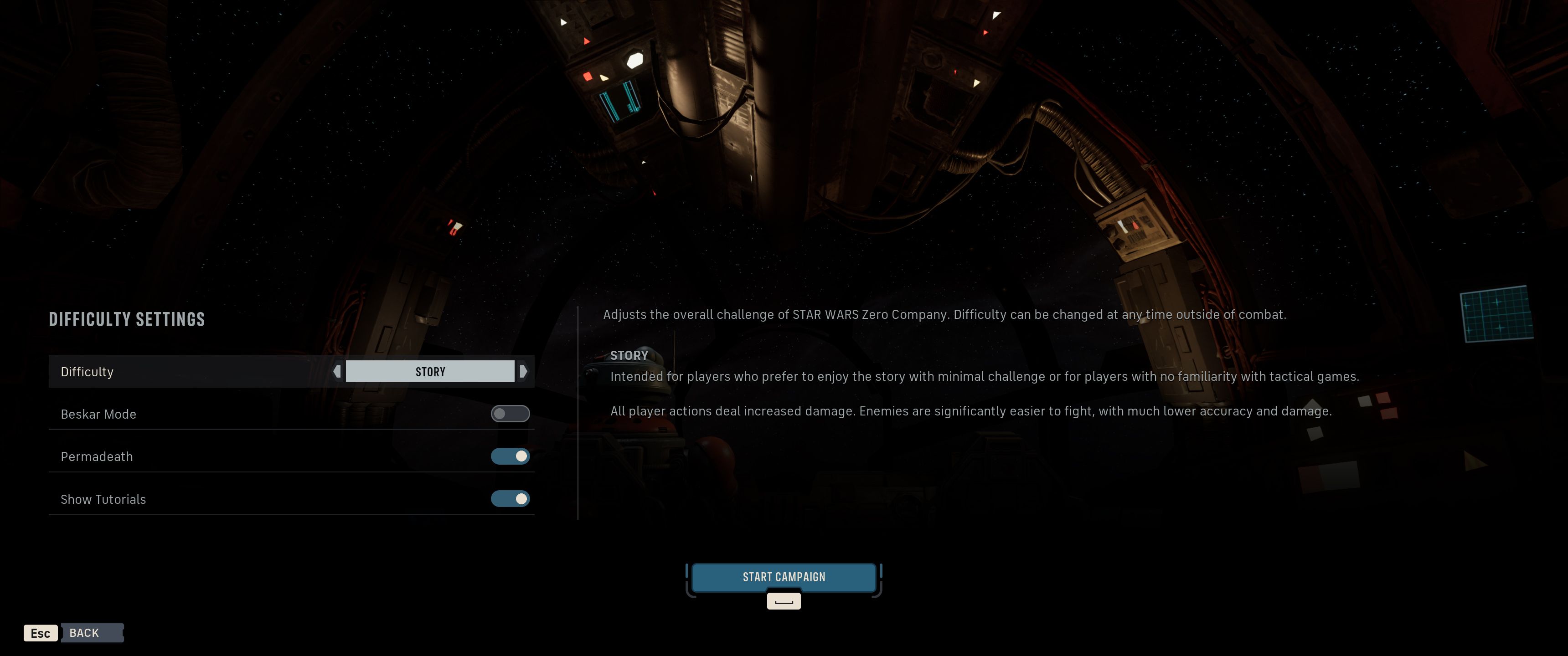 Zero Company Story Difficulty