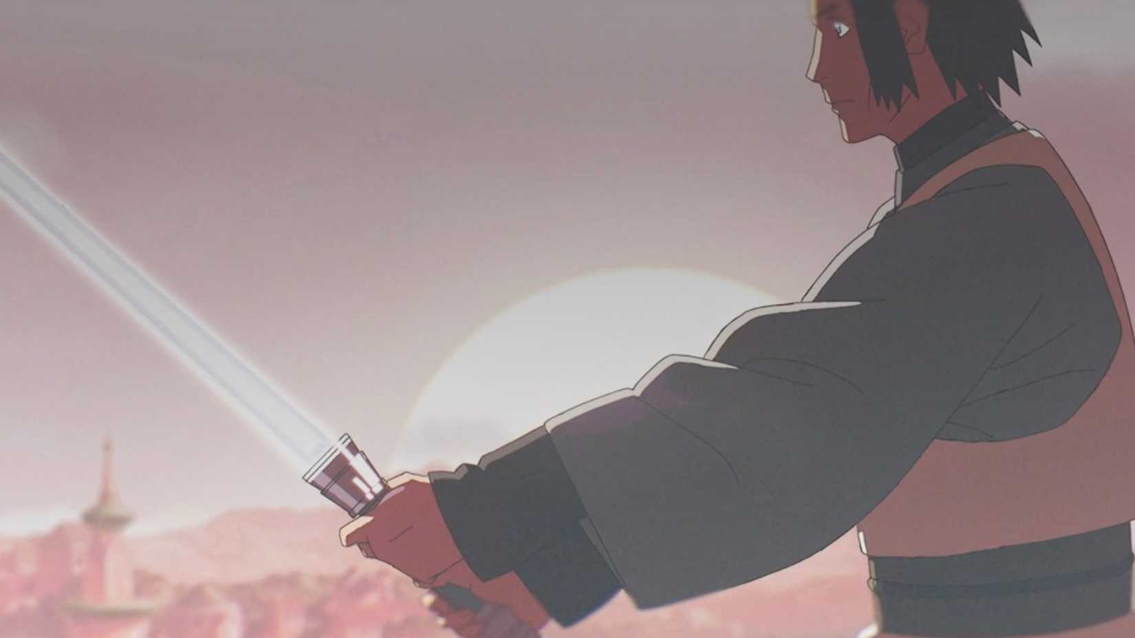 Zhima Wielding Silver Lightsaber in Ninth Jedi Season 1