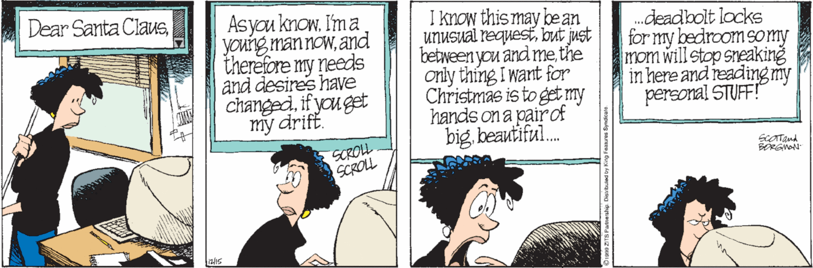 Zits Best Comic Strips Dear Santa Claus