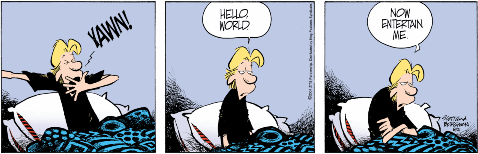 Zits Best Comic Strips Hello World