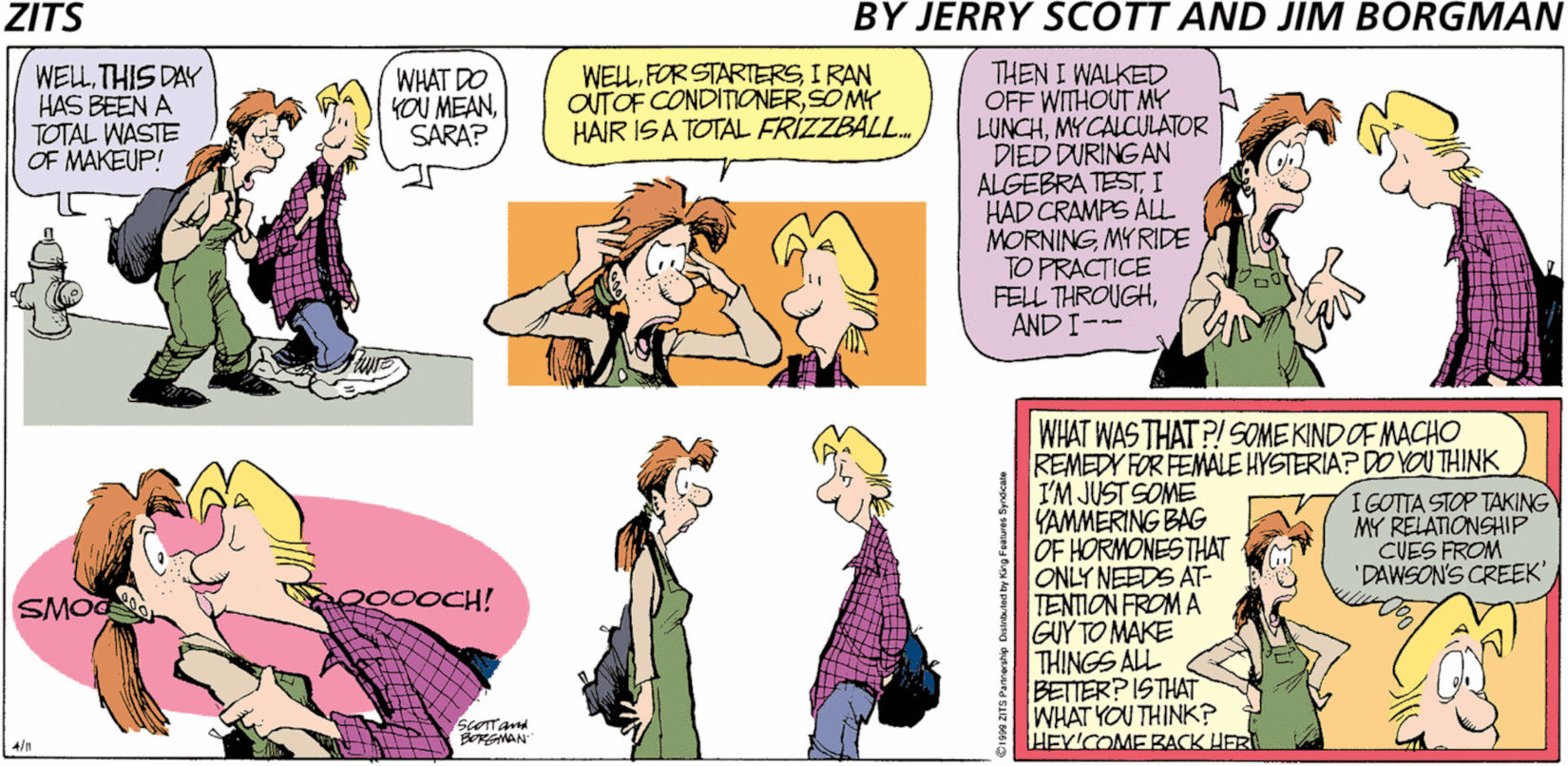 Zits Best Comic Strips Relationship Cues