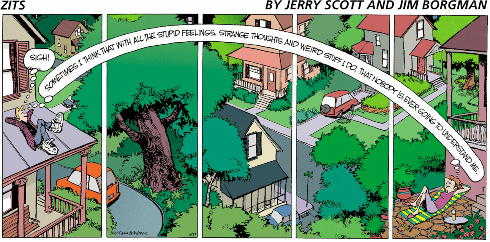 Zits Best Comic Strips Stupid Feelings