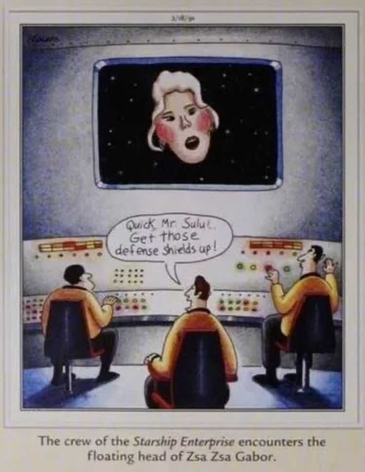 Zsa Zsa Gabour, The Far Side