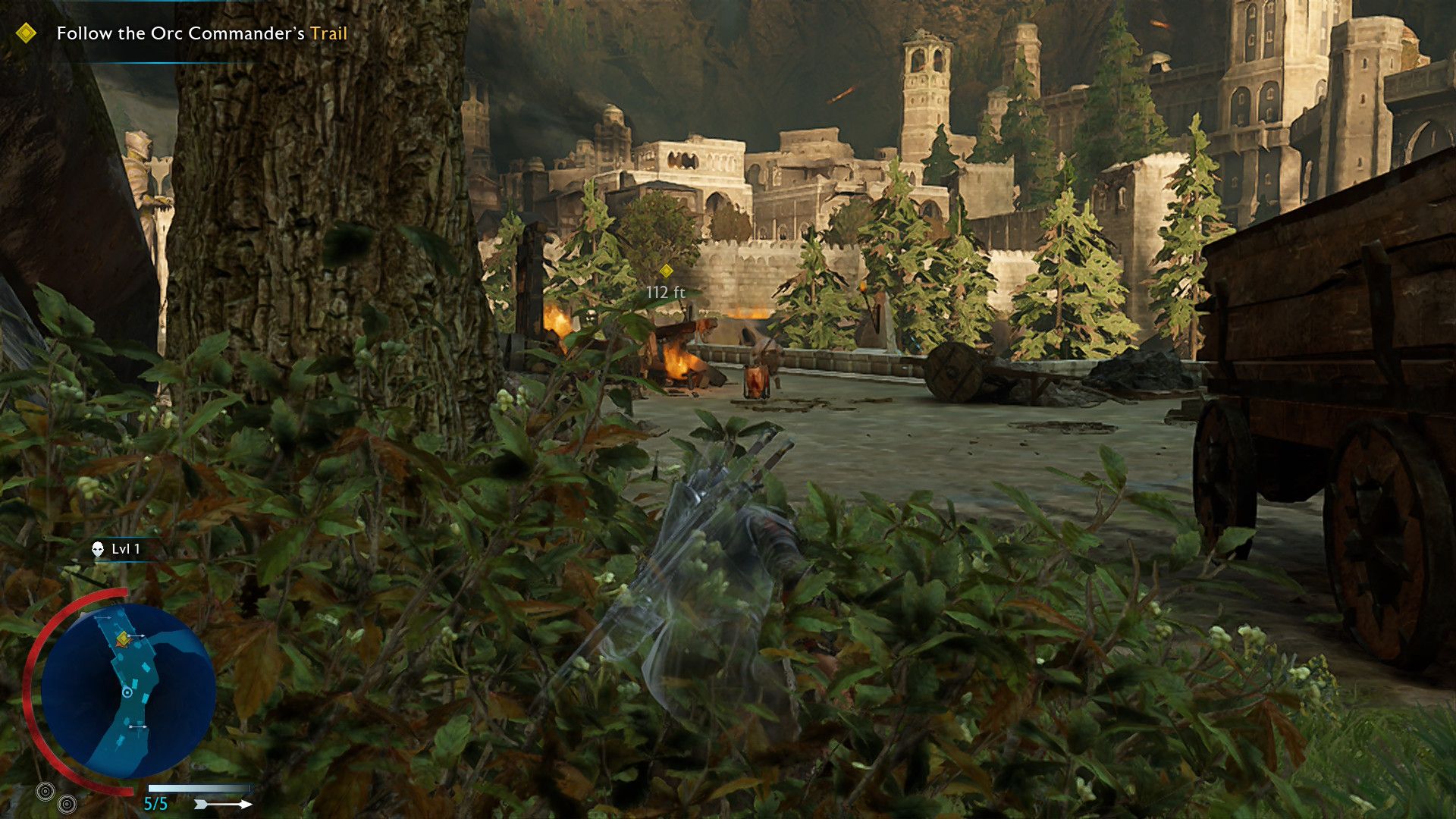 An image showing Middle-earth: Shadow of War blurry handheld scaling