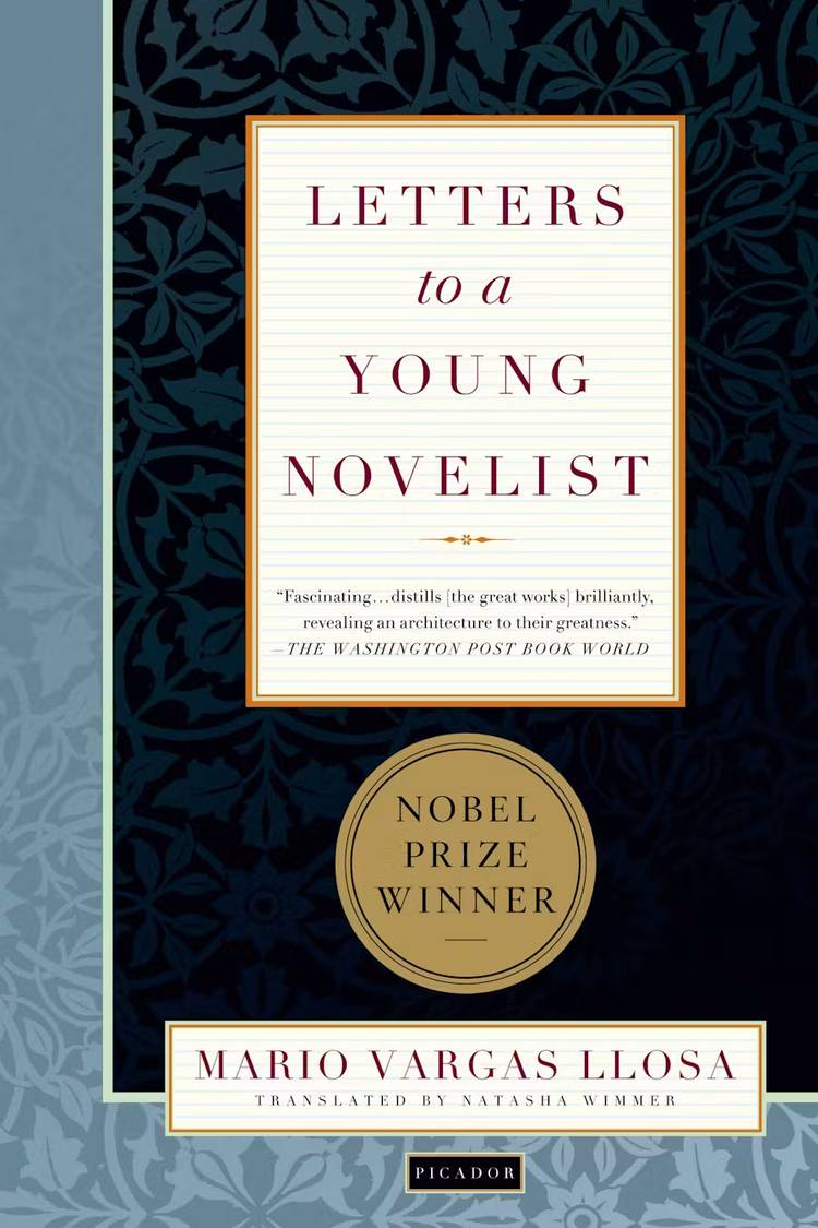 Cover of Letters to a Young Novelist by Mario Vargas Llosa