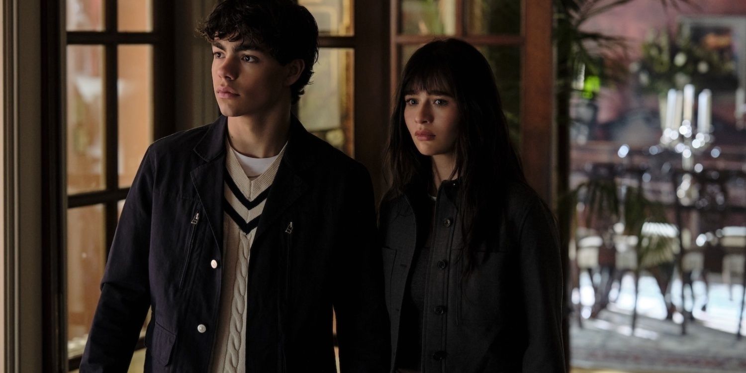 A young man and a young woman in Coven Academy