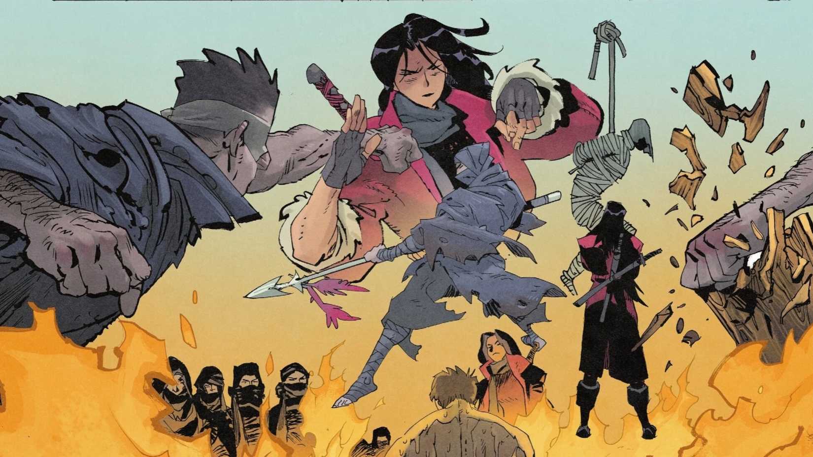 Absolute Cassandra Cain Shiva training the Joker