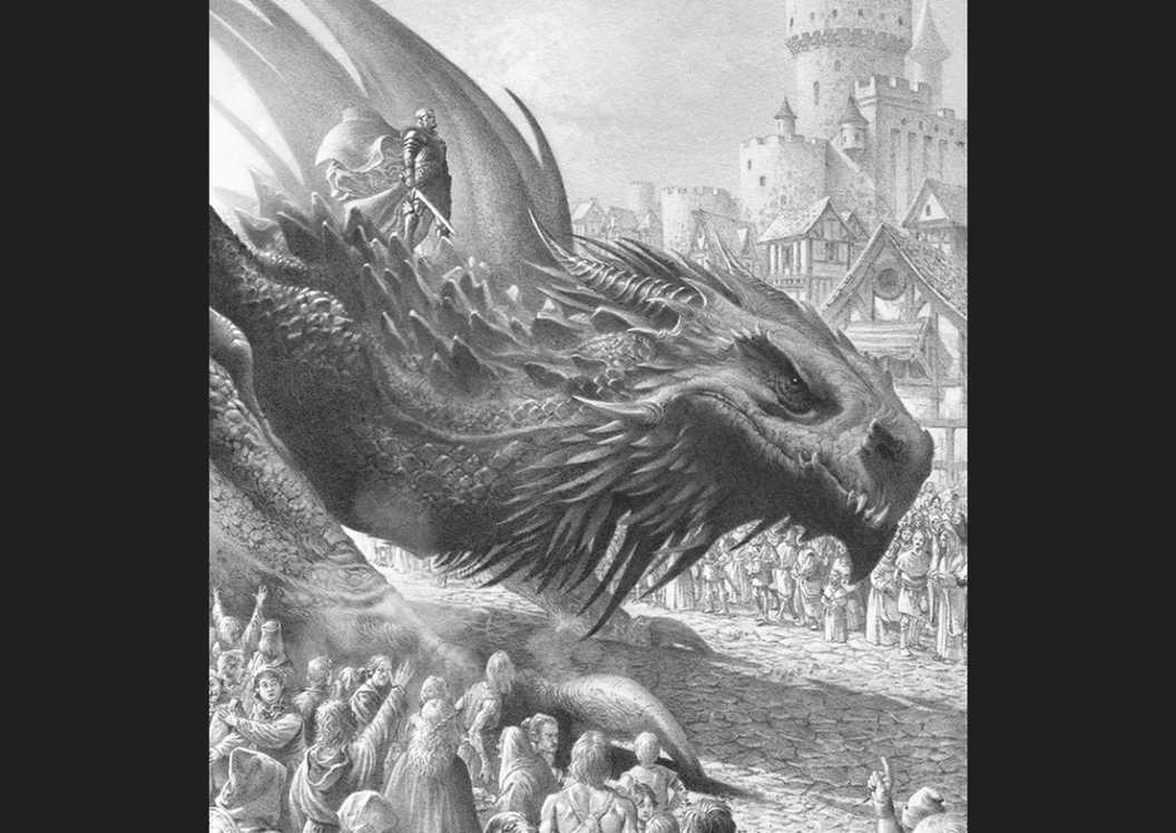 Aegon's Conquest depiction from Fire & Blood Caballero art