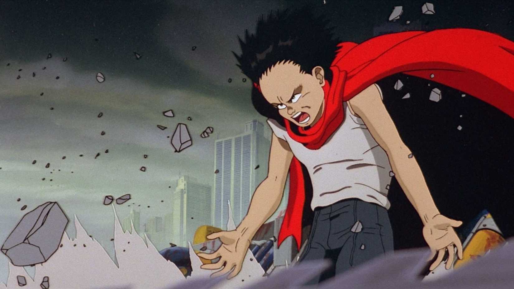 Tetsuo using his powers in Akira