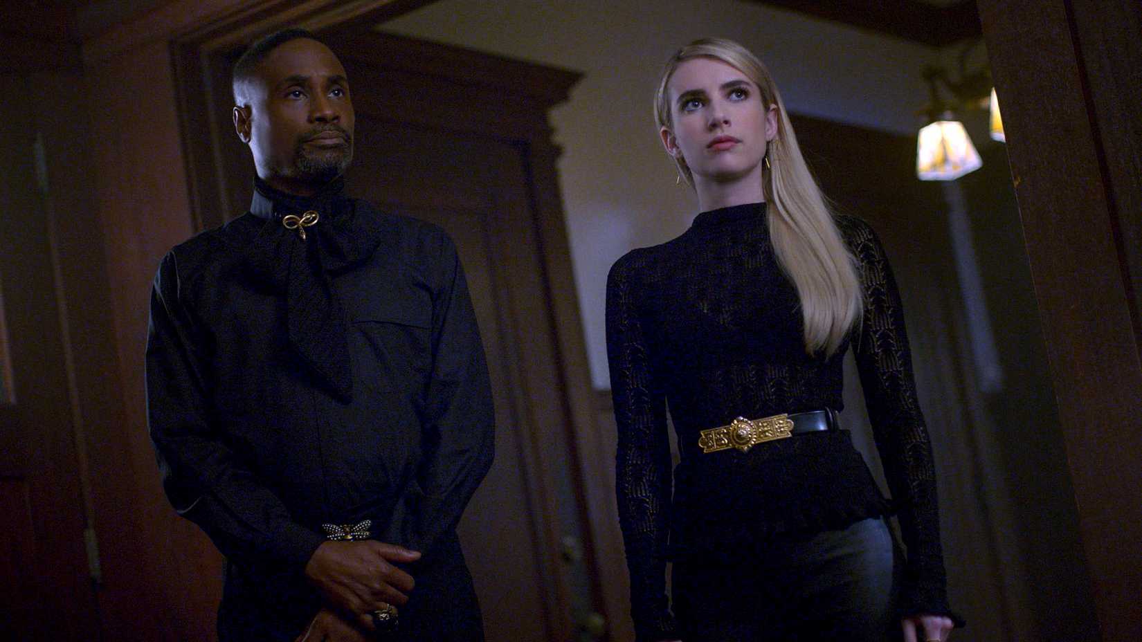 Behold Chablis and Madison Montgomery stand inside the murder house in American Horror Story season 8 episode 6.