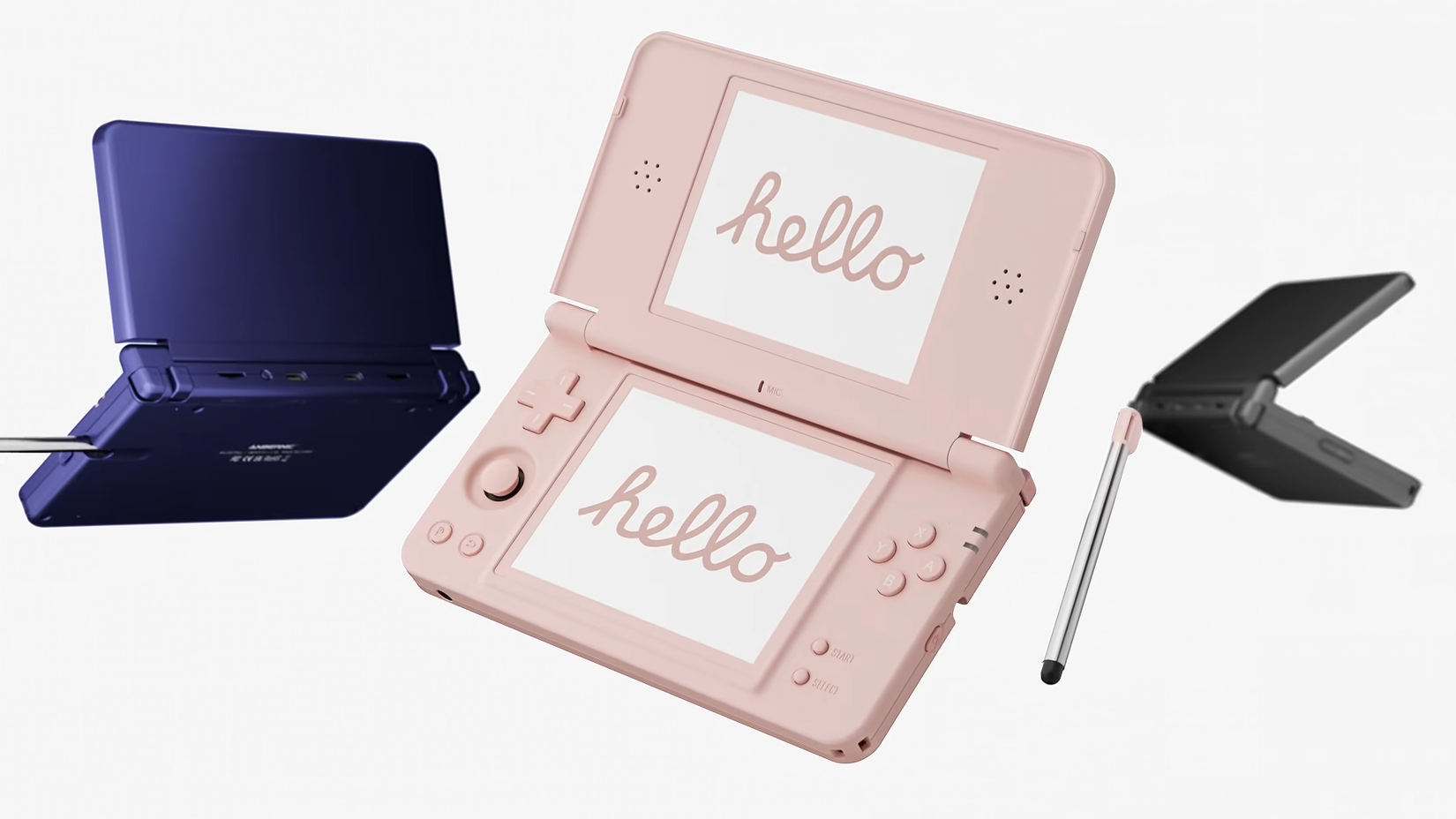 ANBERNIC RG DS Plus _ Dual Screens Lineup Multi Colors