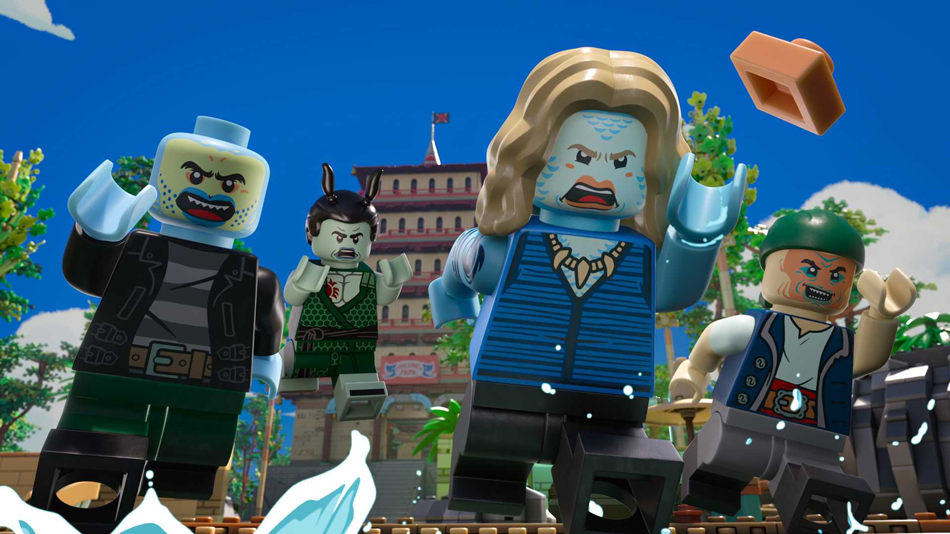 Arlong Park attack in LEGO One Piece