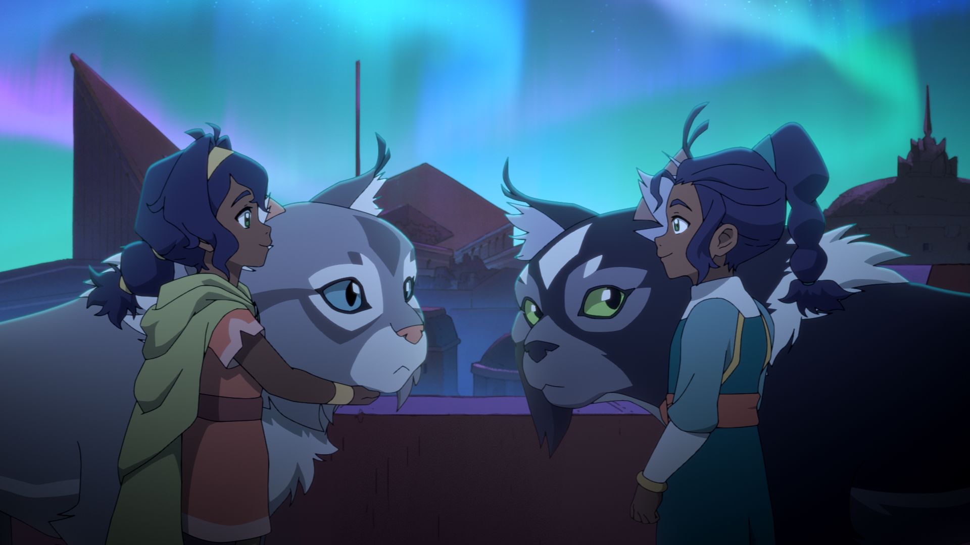 Avatar: Seven Havens Pavi and her sister Nisha