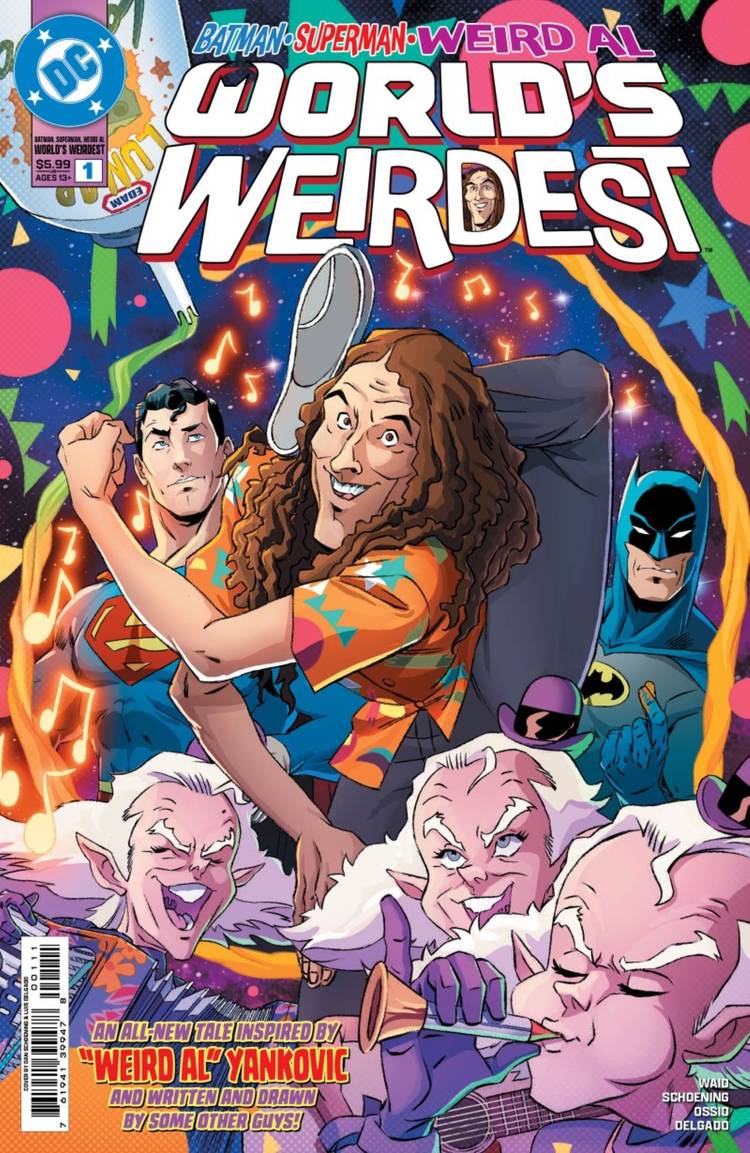 Batman Superman Weird Al World's Weirdest #1 main cover