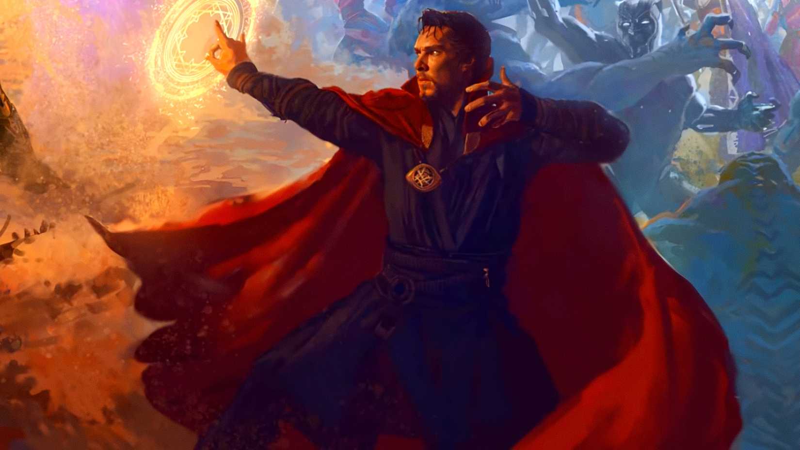 Benedict Cumberbatch's Doctor Strange fights Thanos' army in Avengers Infinity War concept art