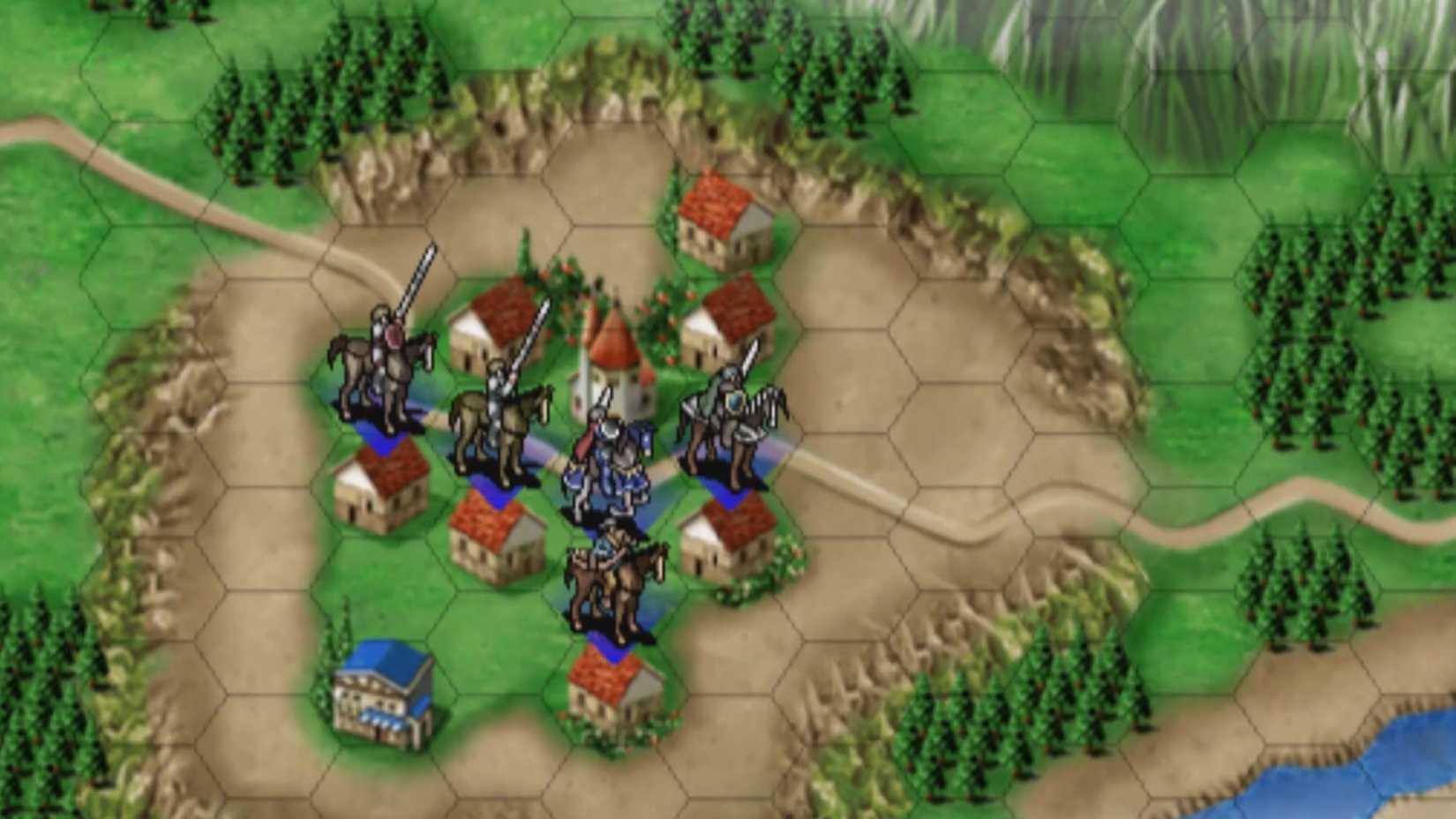 TearRing Saga: Berwick Saga hex grid map