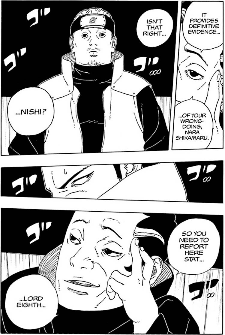 Boruto Two Blue Vortex chapter 37 NishiGOAT meme