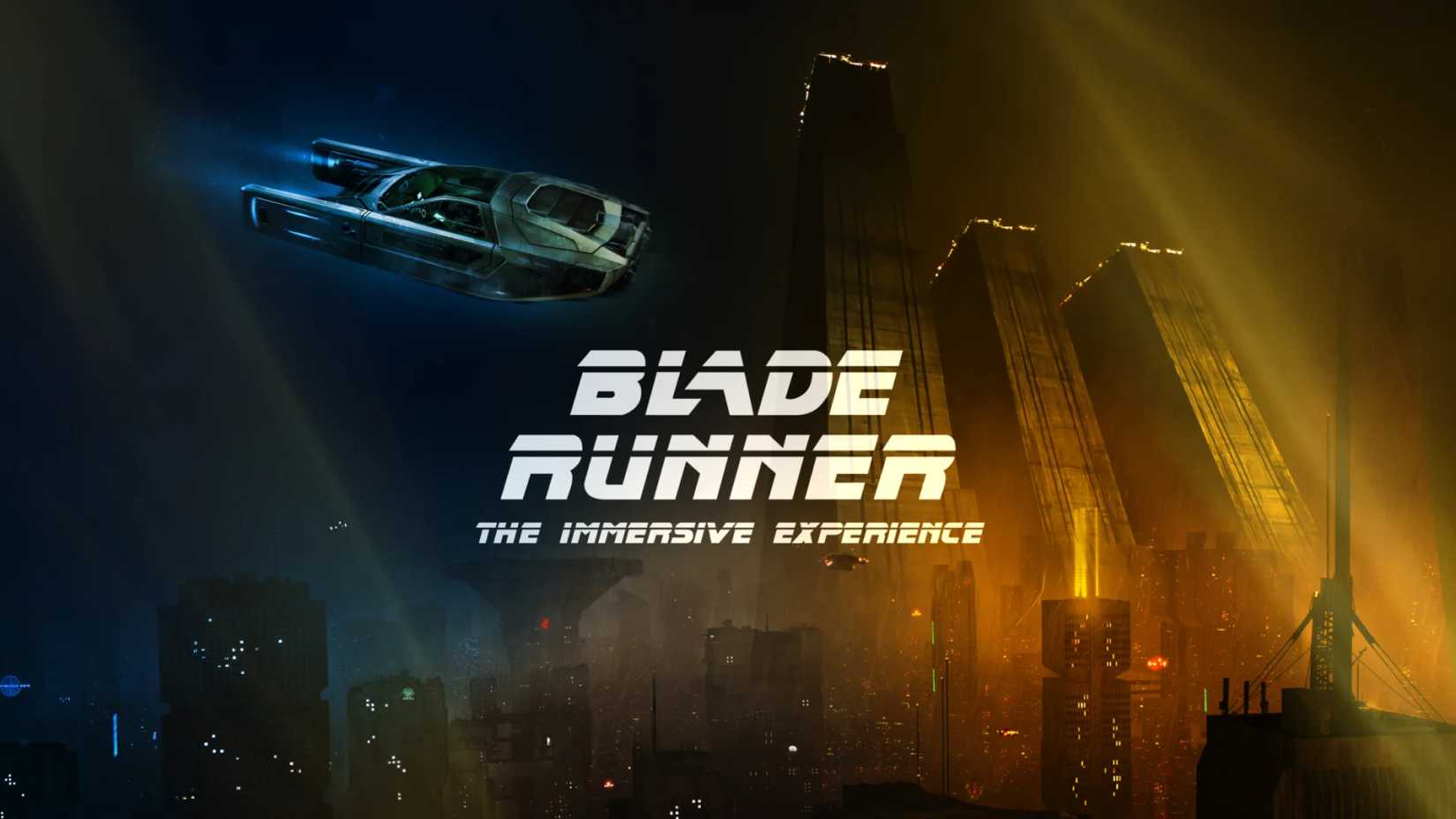 Image shows the poster for Blade Runner: The Immersive Experience