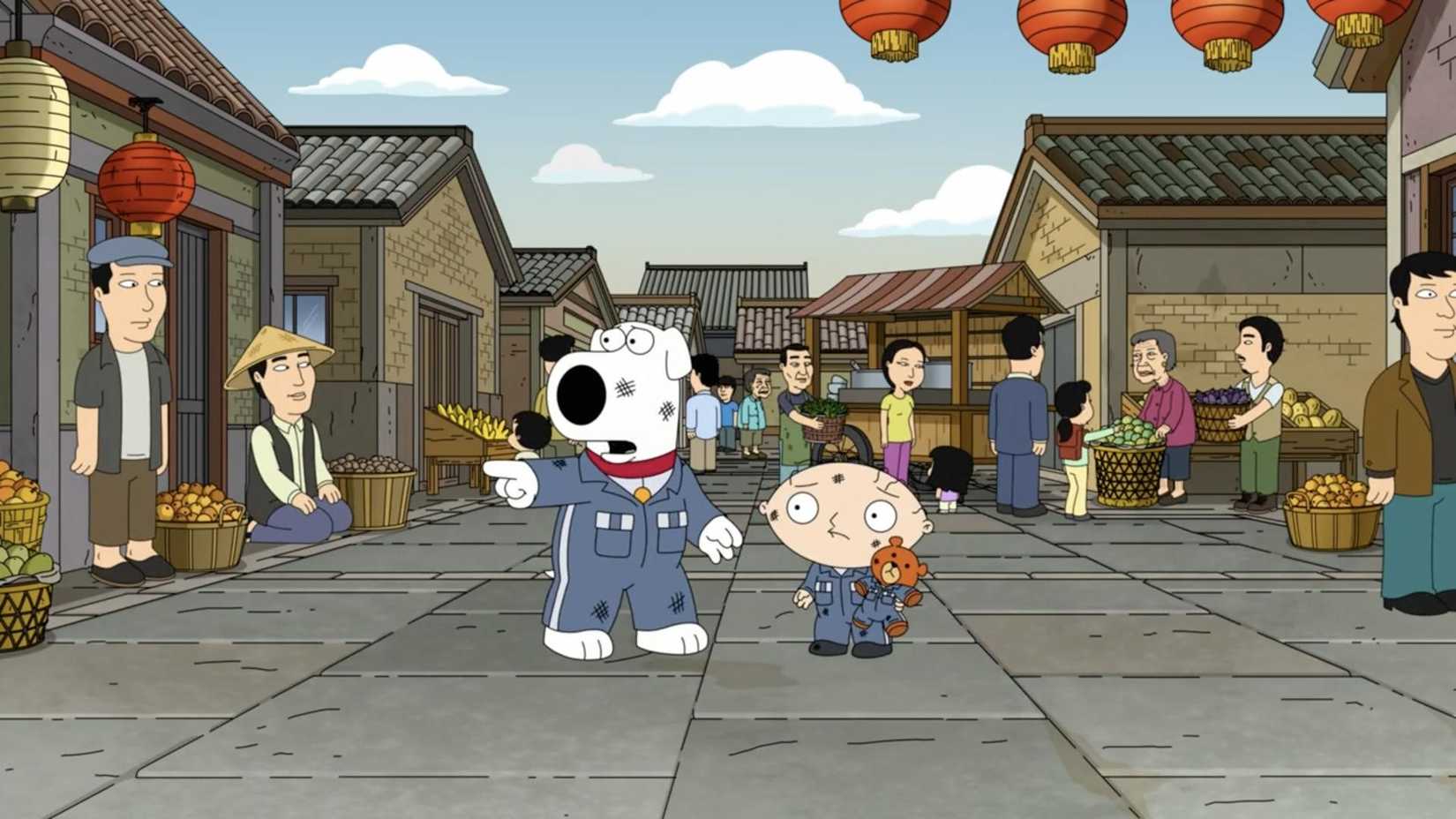 Brian and Stewie in China