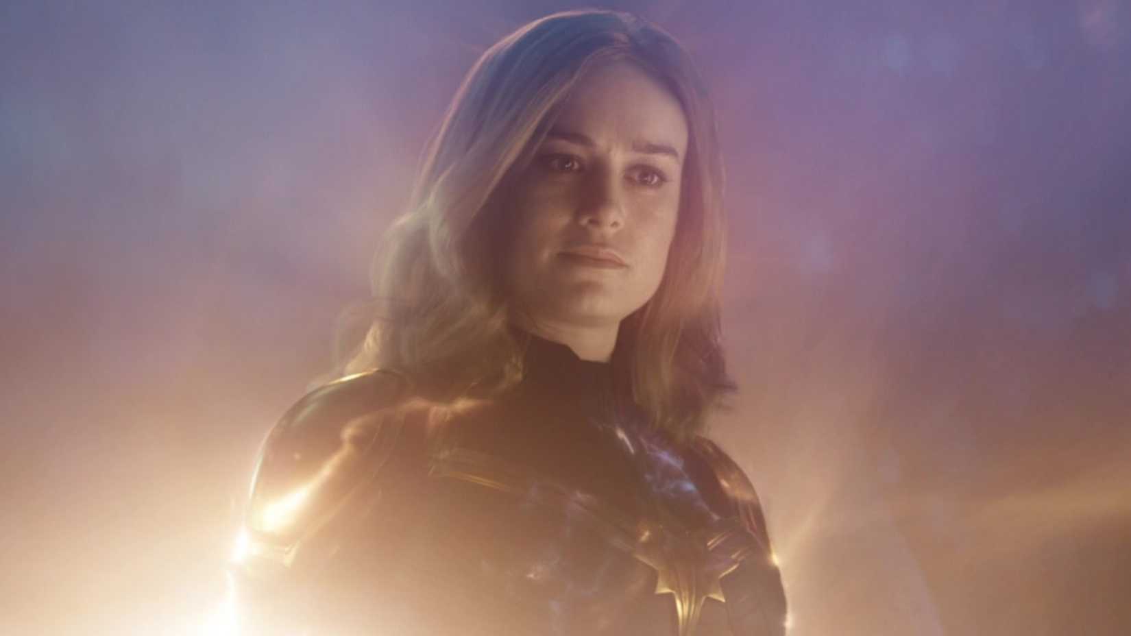 Brie Larson as Captain Marvel in Avengers Endgame