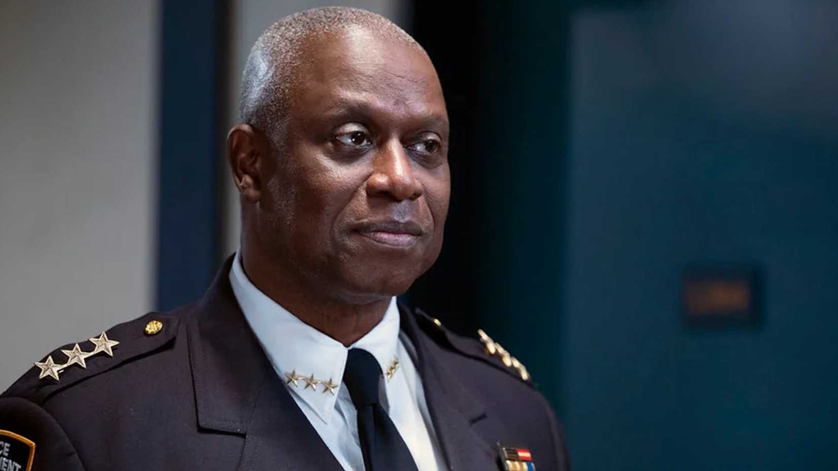 Captain Raymond Holt softly smiling in Brooklyn Nine-Nine.