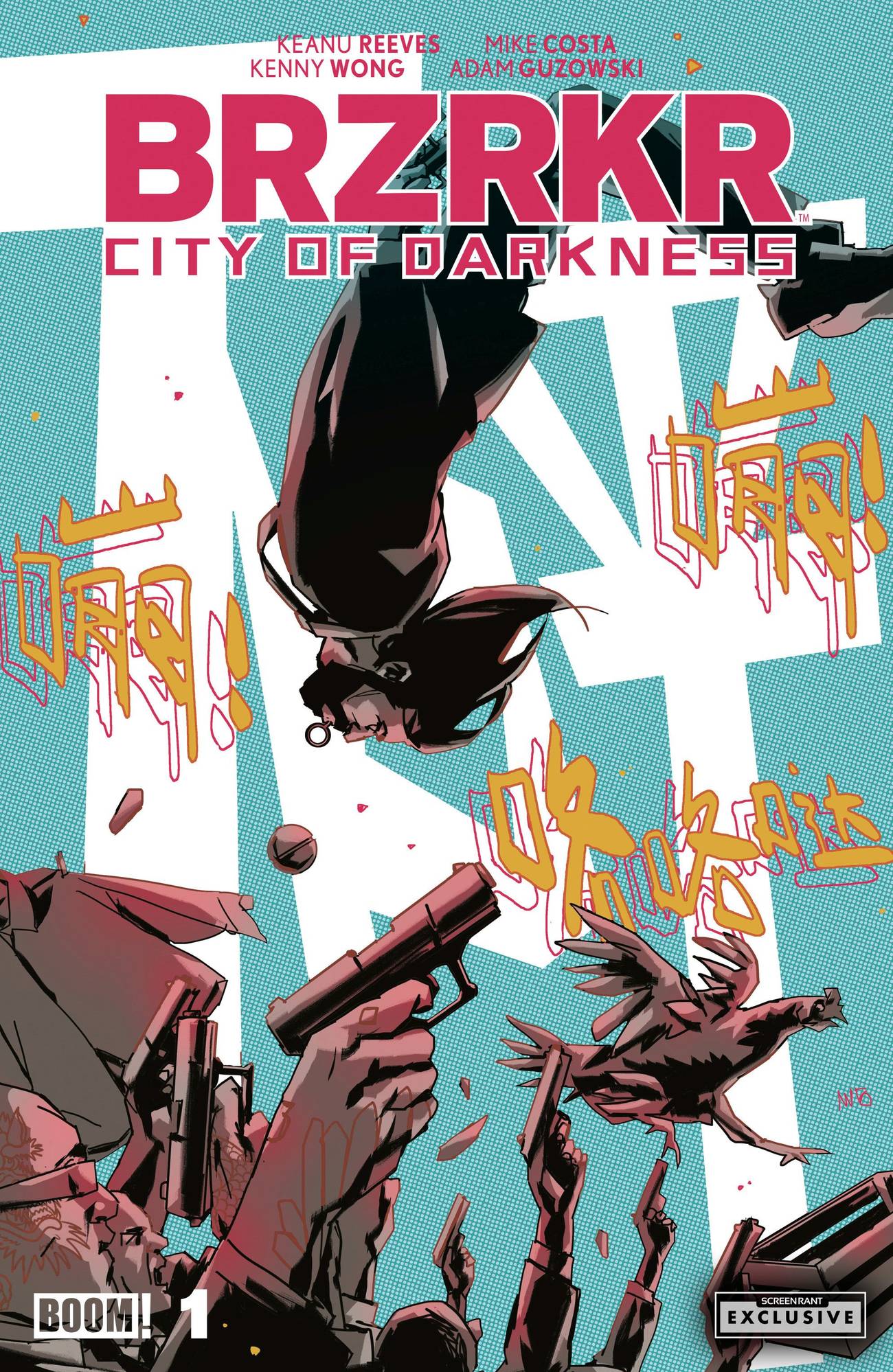 BRZRKR City of Darkness COVER 1