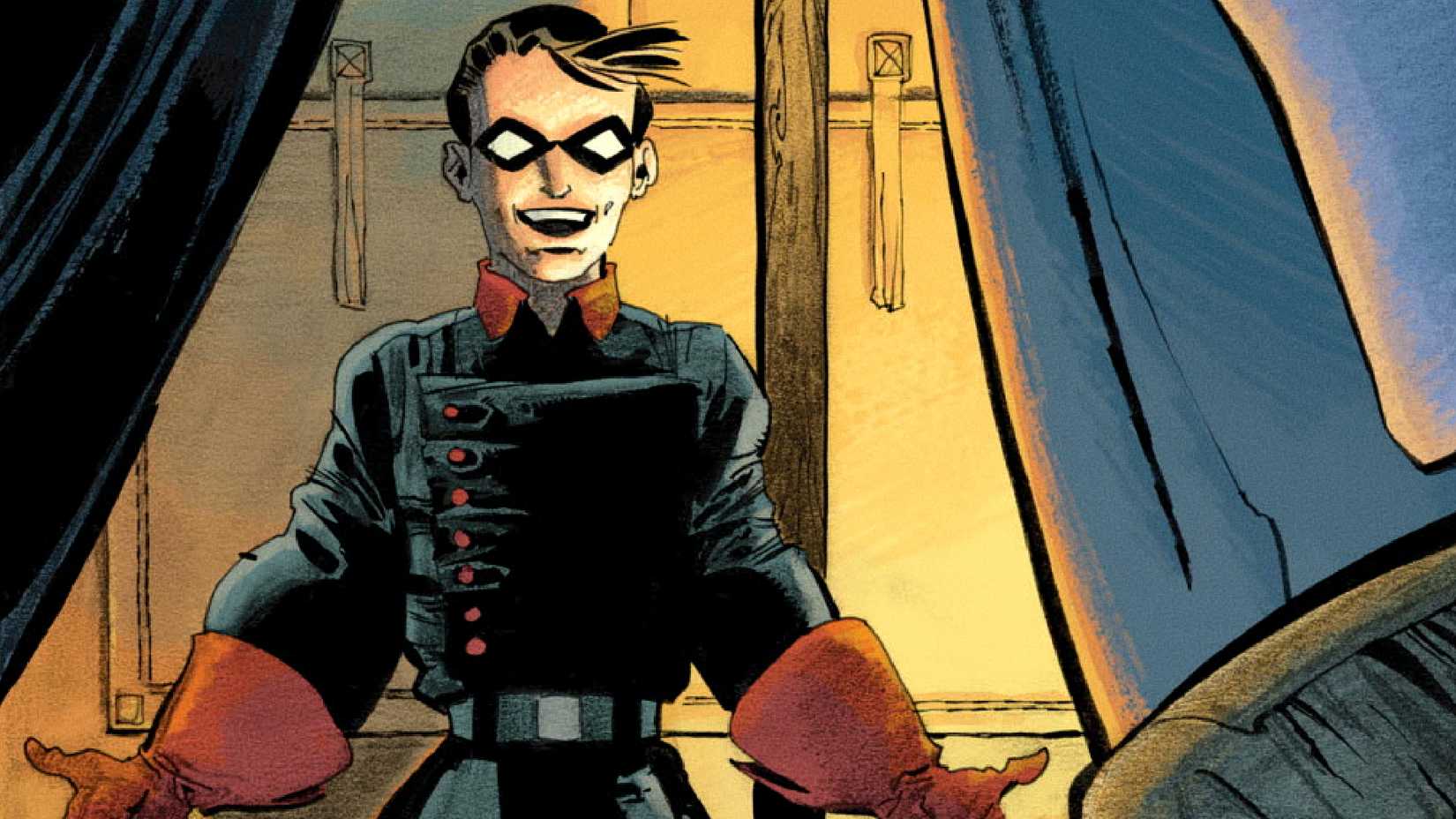 Bucky Barnes reveals his sidekick costume to Steve Rogers in Captain America comic
