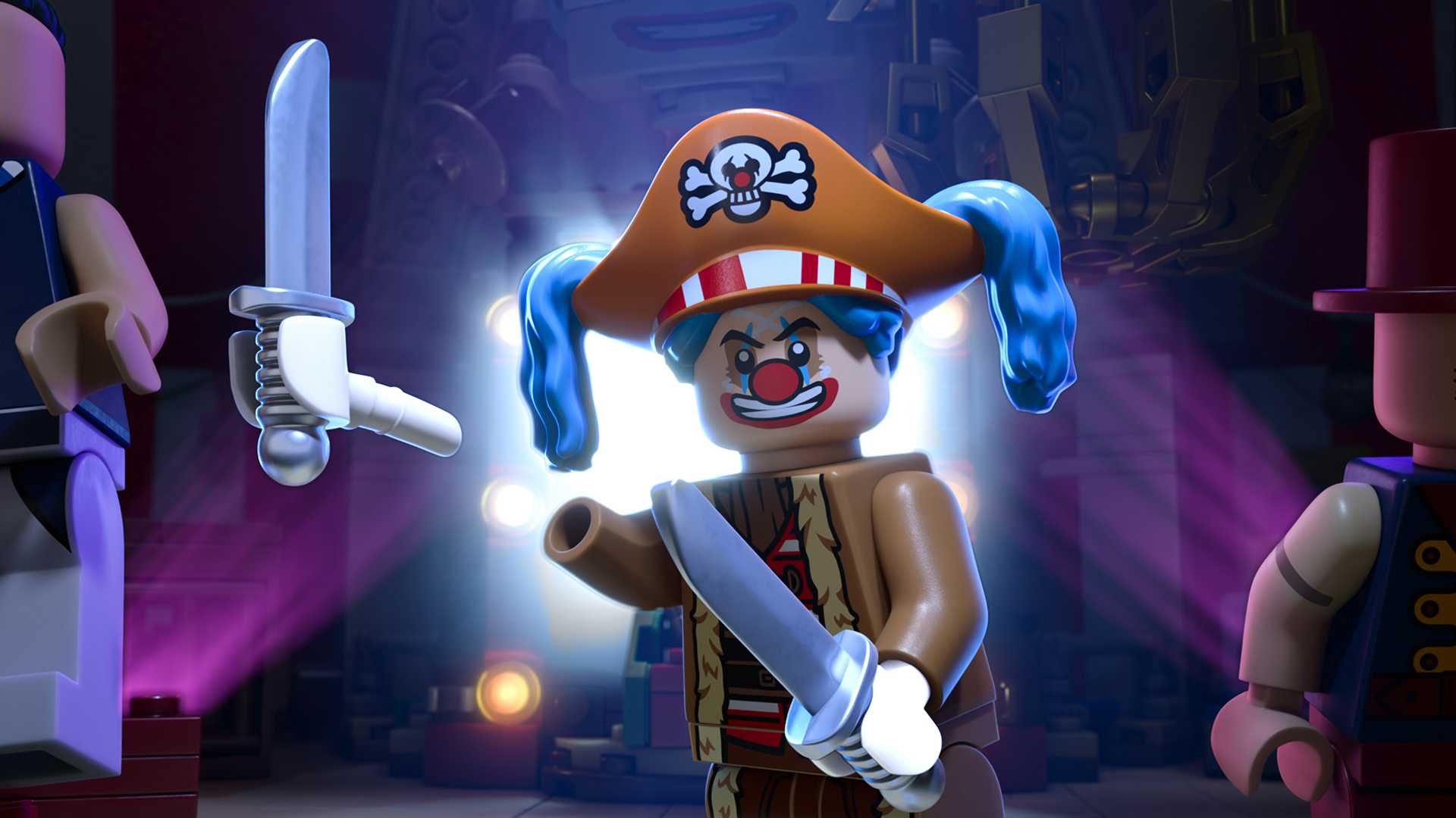 Buggy the Clown smiling in LEGO One Piece