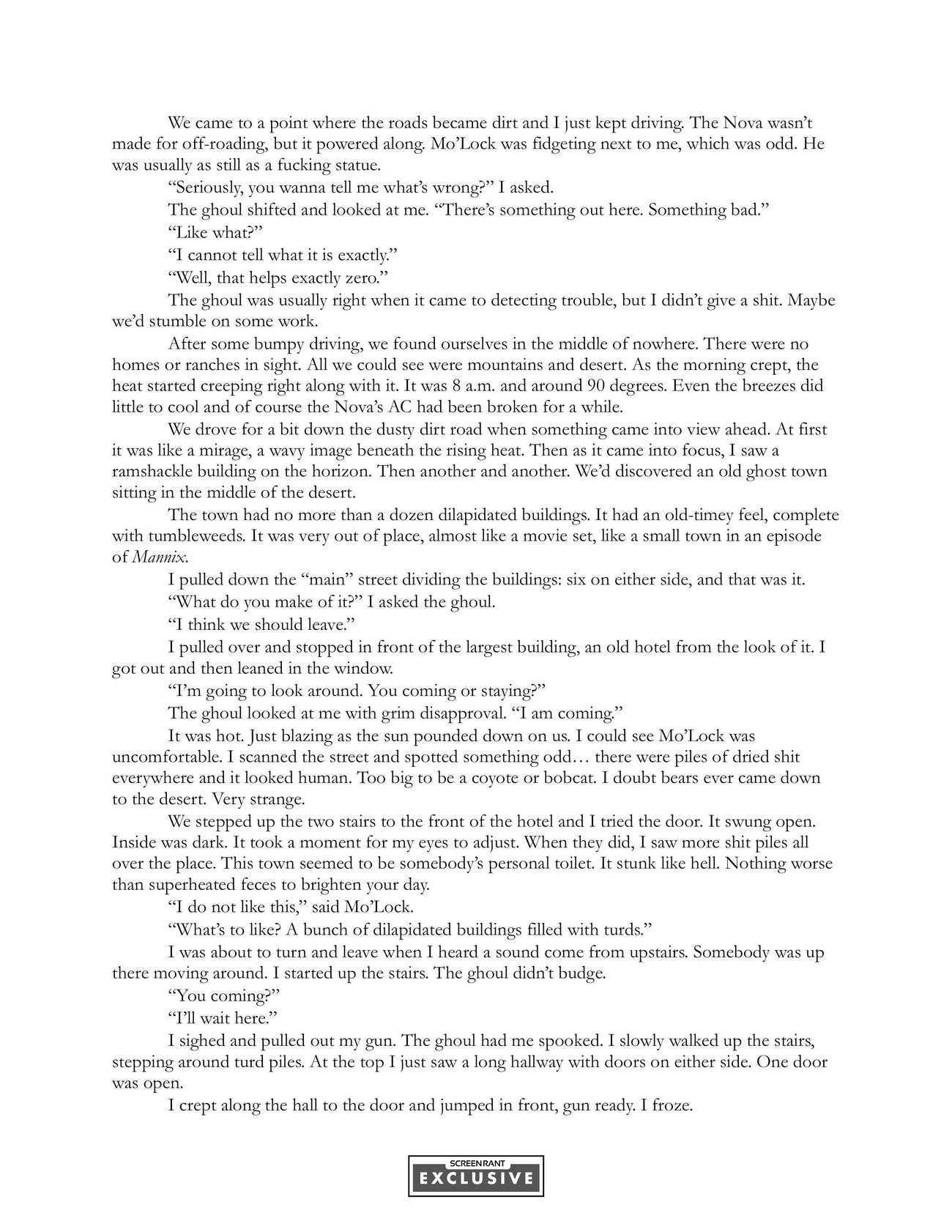 Cal McDonald Plague of Evil Page 1