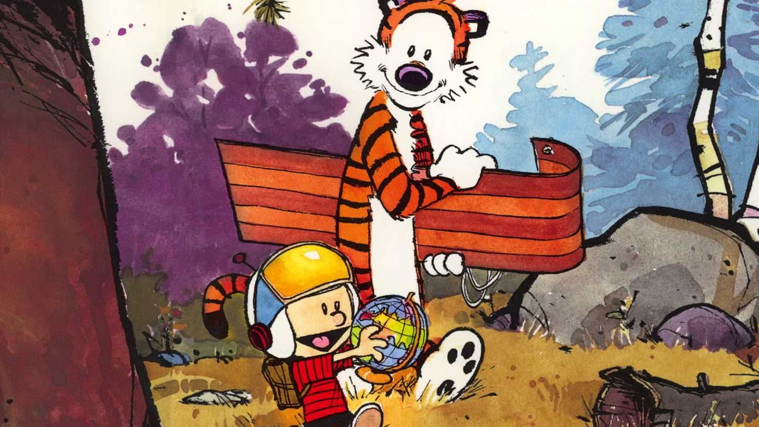 calvin-and-hobbes-walking-in-the-woods 32 Years Later, Calvin and Hobbes' Best Strip About Homework Is Still Perfect