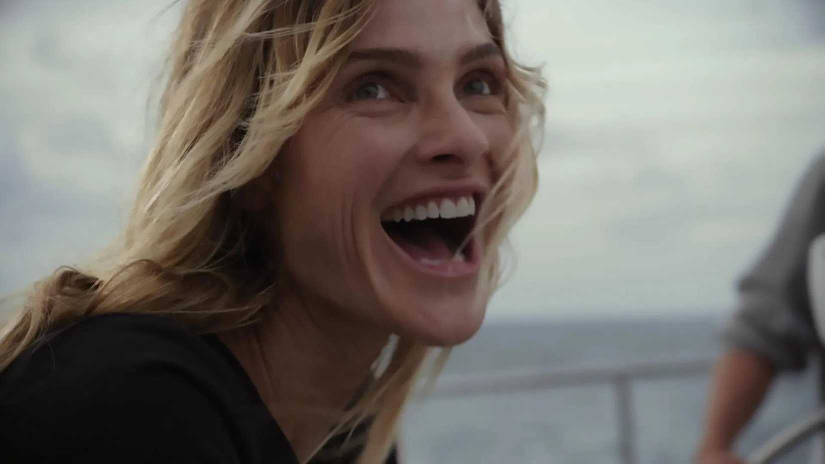 Beau Garrett laughing in Capsized