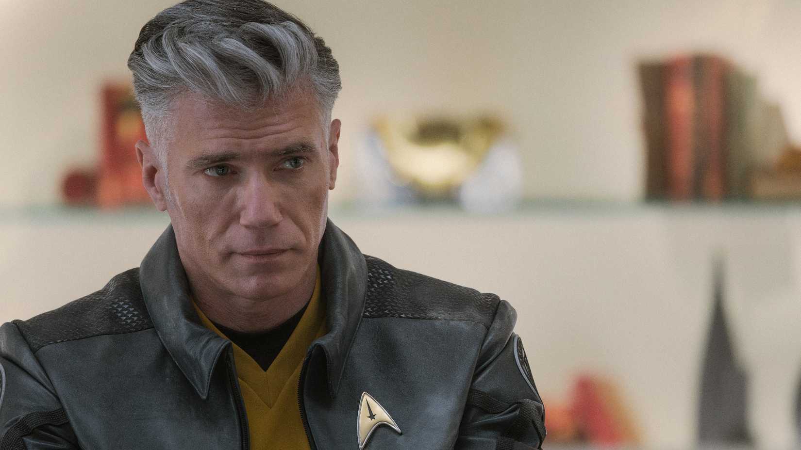 Captain Pike in jacket