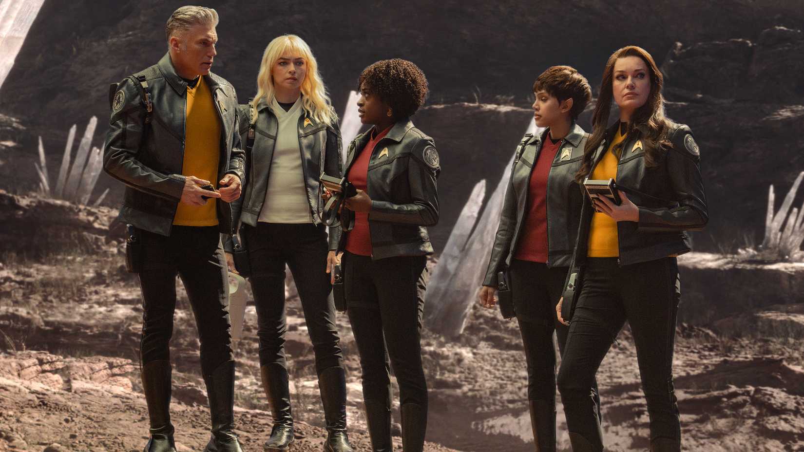 Captain Pike's landing party