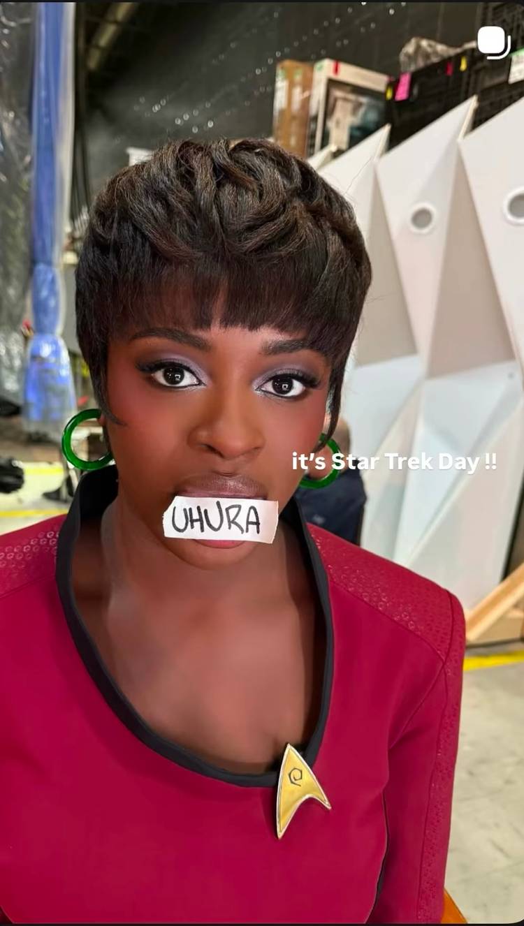 Celia Rose Gooding as Star Trek Original Series Lt. Uhura